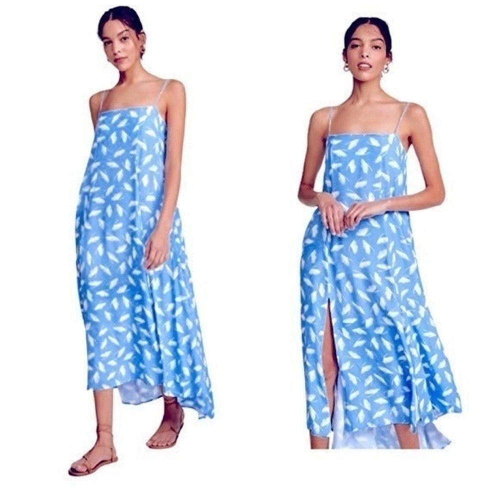 Blue and White Summer Dress
